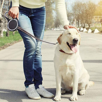 Laisse de chien - MaxLeash™ - Noir - Bulle de Chien
