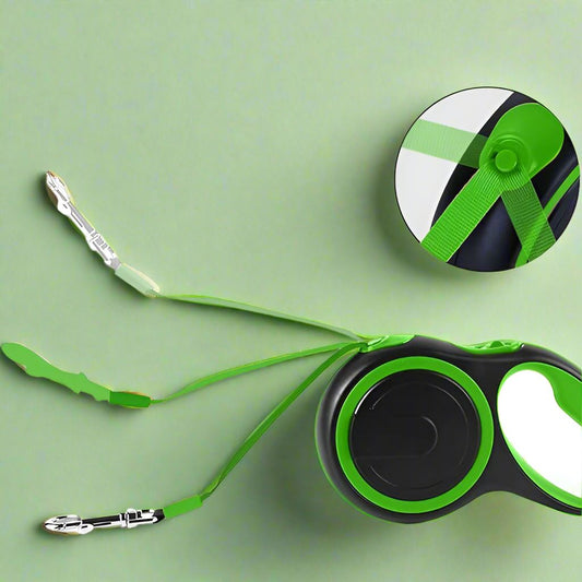 Laisse de chien - MaxLeash™ - Vert - Bulle de Chien