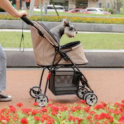 Poussette pour Chien - PetStroller™ - Beige - Bulle de Chien