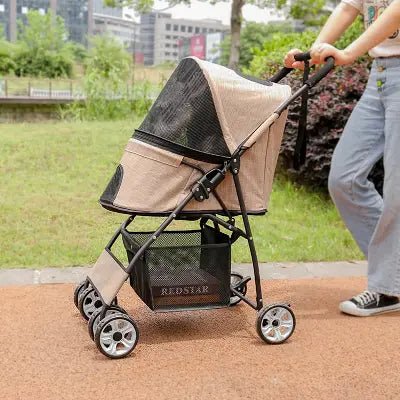 Poussette pour Chien - PetStroller™ - Beige - Bulle de Chien